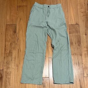 H&M Wide Leg Linen Blend